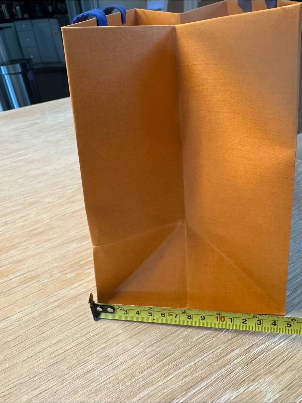 an authentic Louis Vuitton paper shopping bag